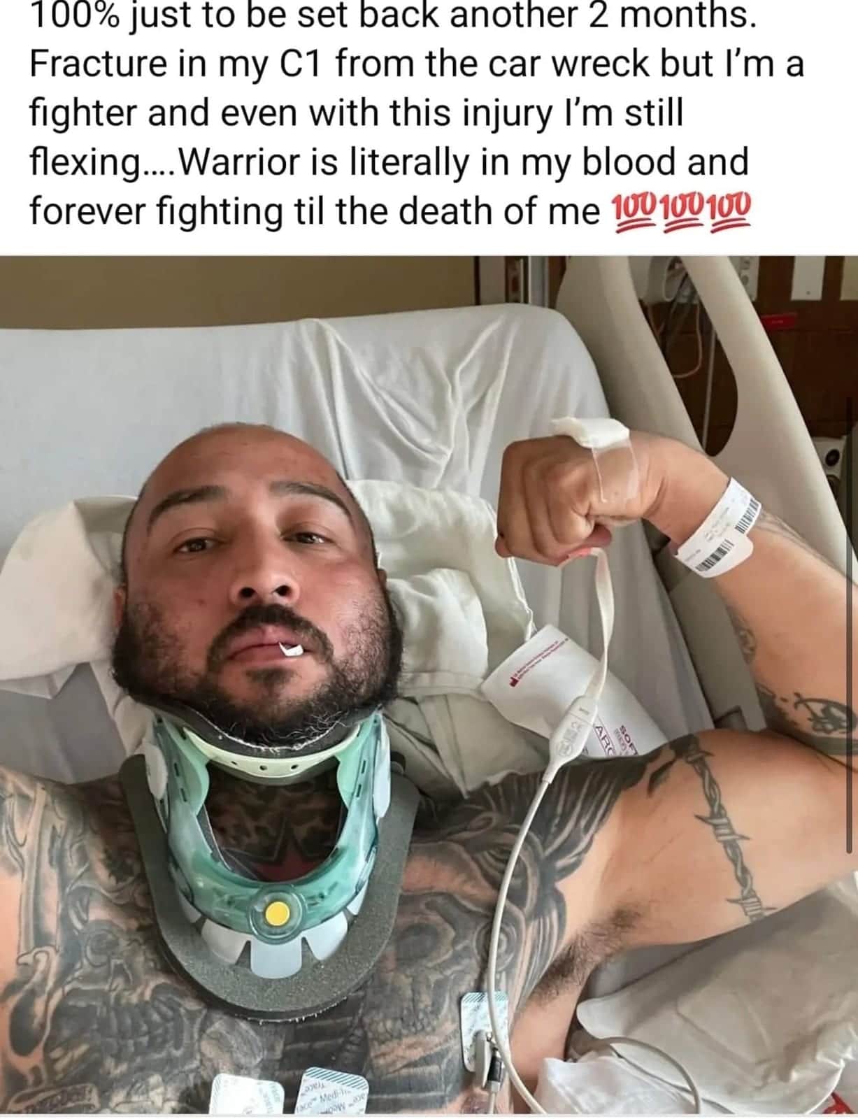 Carlos Martinez recovering after the car accident